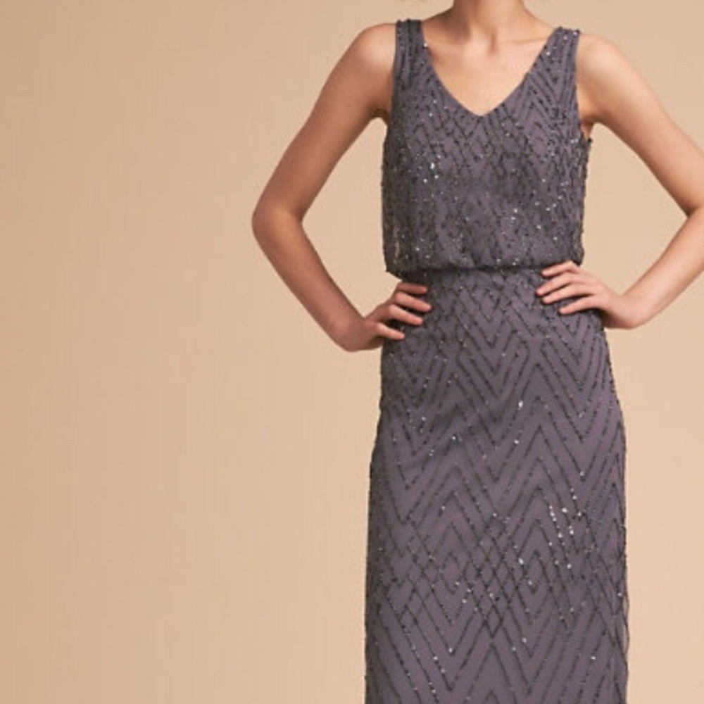 BHLDN Blaise Dress in Hydrangea
